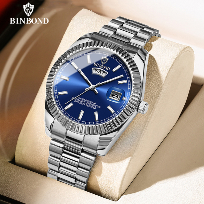 Rolex Watch Datejust - BINBOND B7012 Mens Fashion Business Sports