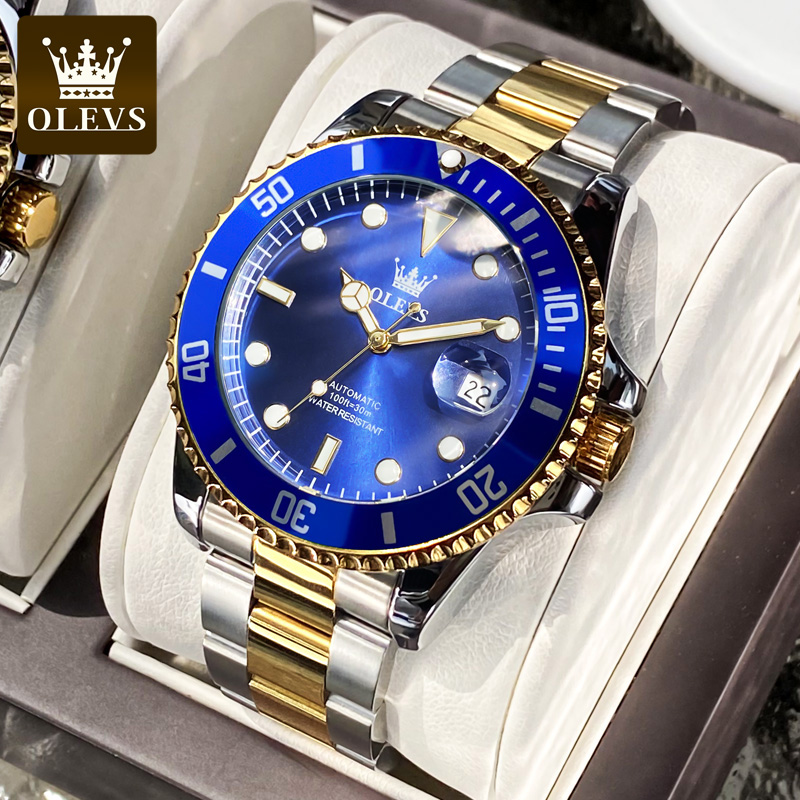 OLEVS Men Automatic Watch Luxu - огляд і ціна Rolex Watch Datejust