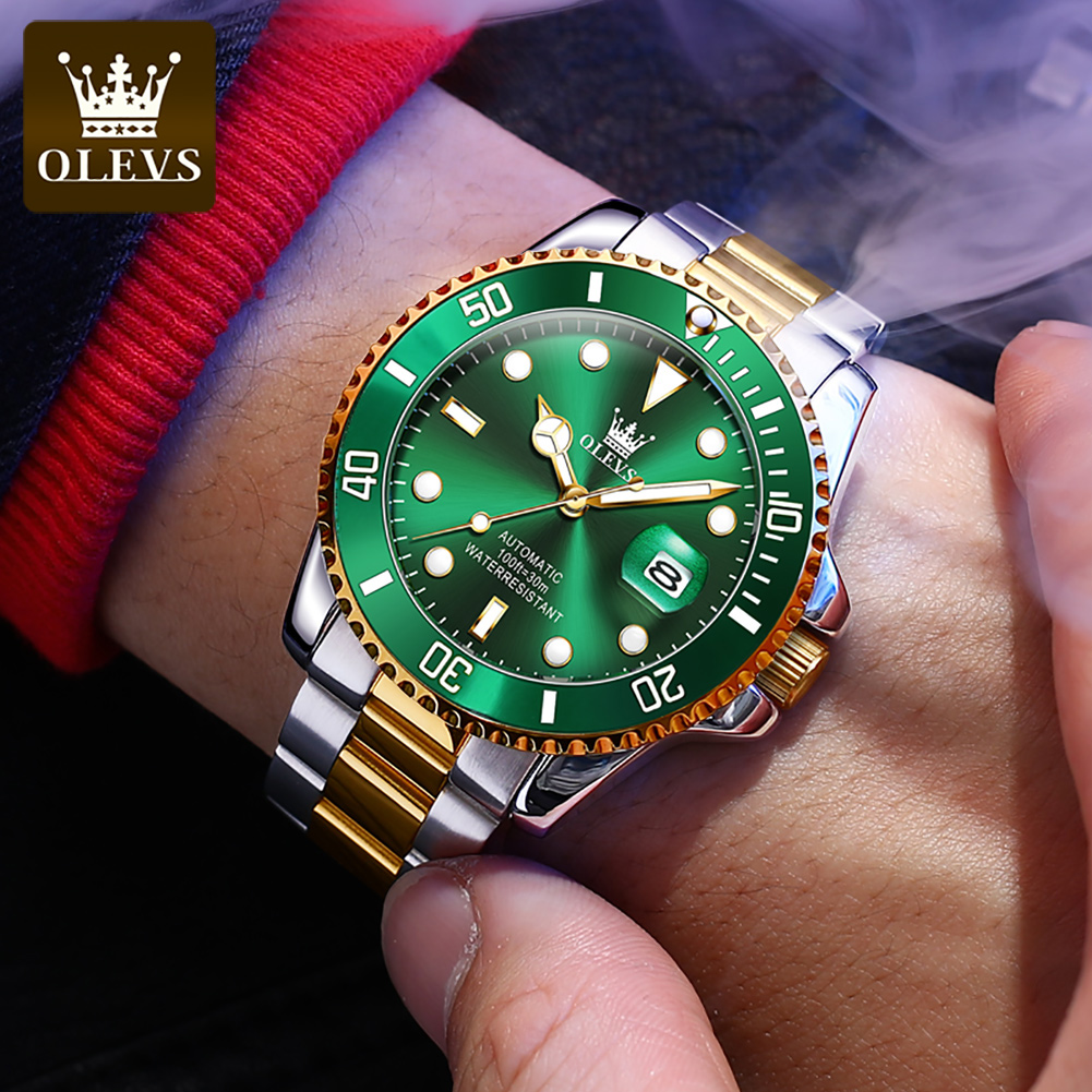 OLEVS Men Automatic Watch Luxu - огляд і ціна Rolex Watch Datejust