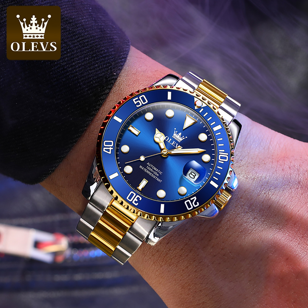 OLEVS Men Automatic Watch Luxu - огляд і ціна Rolex Watch Datejust