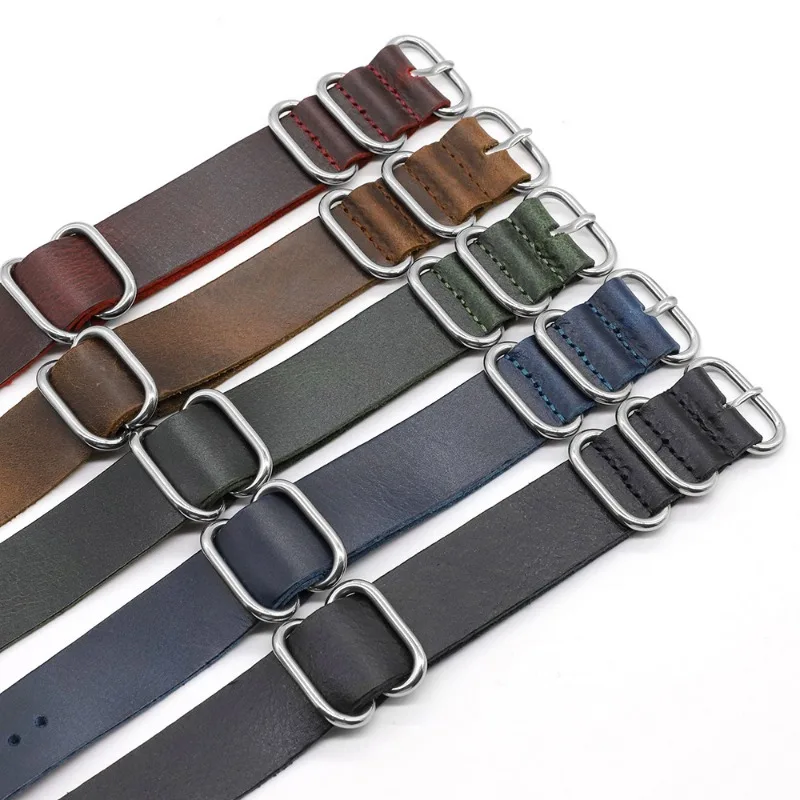 Vintage Genuine Leather Watch  - огляд і ціна Nato Strap Nylon