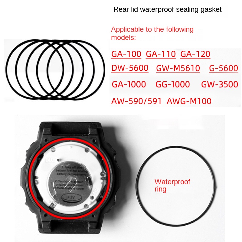 Rear cover waterproof ring for - огляд і ціна Casio Watch G-Shock Ga-2100