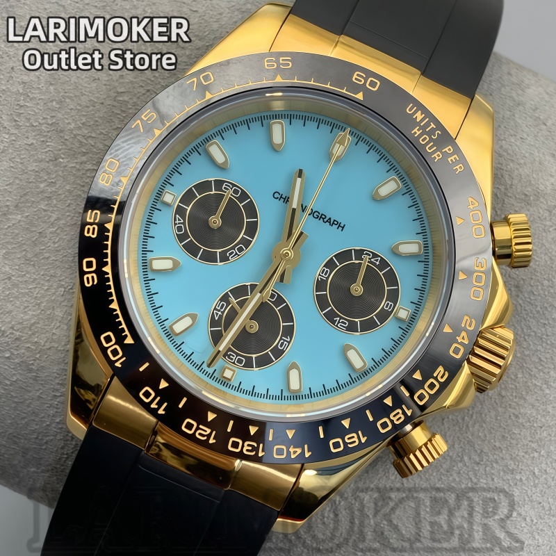 LARIMOKER 39mm Men's Sports Wa - огляд і ціна Rubber Strap Diver