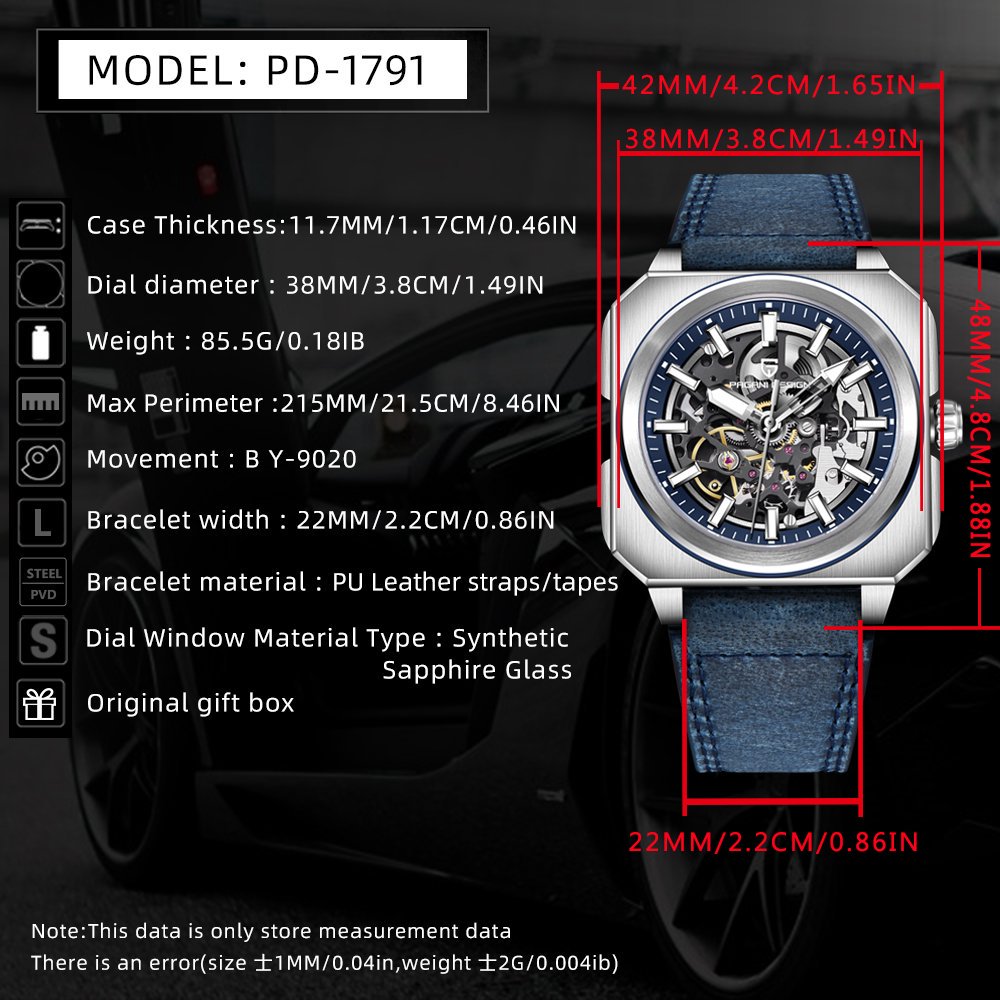 PAGANI DESIGN Men's Watch Stai - огляд і ціна Rolex Watch Datejust